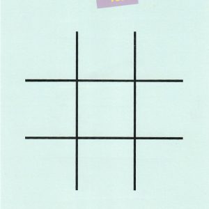 Tic Tac Toe Postcard